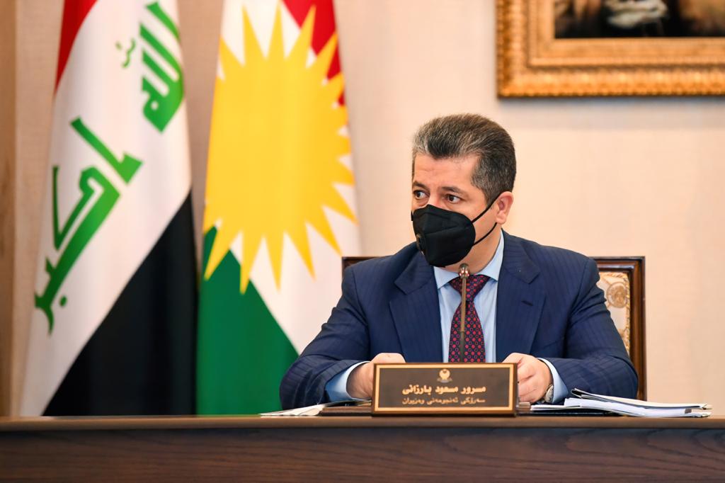 رئيس حكومة إقليم كوردستان مسرور بارزاني